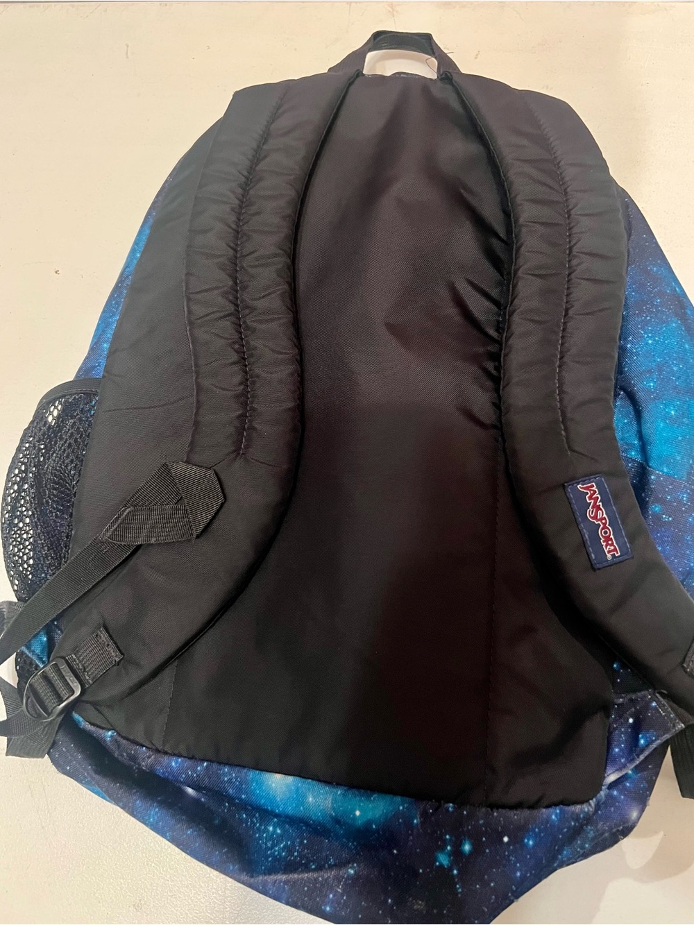 Jansport Blue Galaxy Print Backpack - Picture 2 of 6